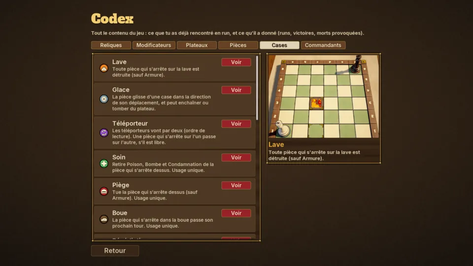 The Codex: every square has its demo