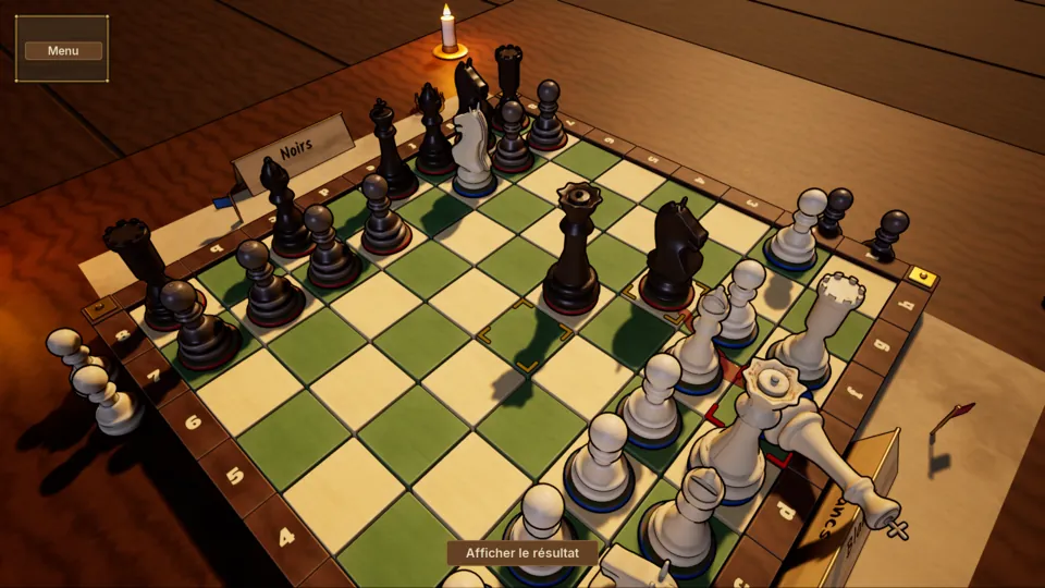 Checkmate: the king topples